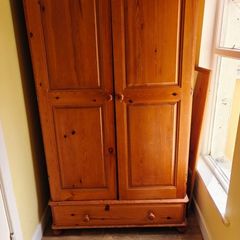 Solid Pine Wardrobe