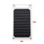 5V 10W DIY Solar Panel Slim Light USB Charger Charging Portable Power Bank Pad Universal For Phone Lighting Car Charger Image 7