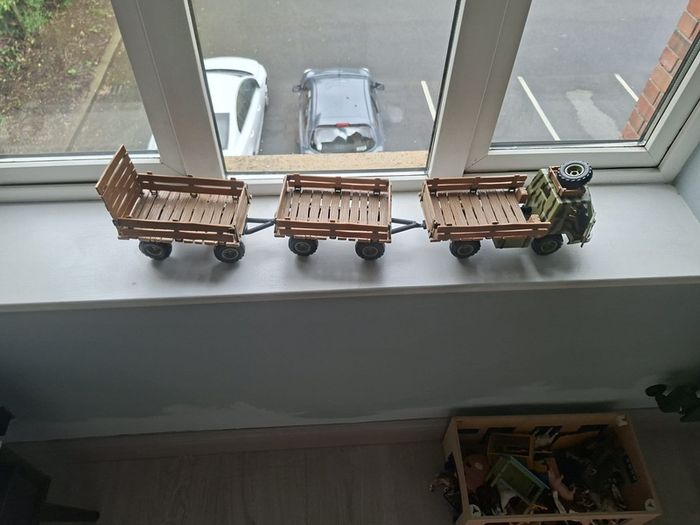 Schleich Expedition Truck with Driver and 2 Trailers