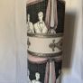Elegant Ceramic Table Lamp with Fornasetti Paper Lampshade Image 2