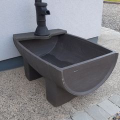 PVC...Barrel Water Feature...