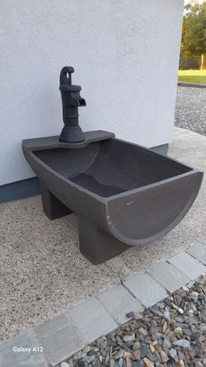 PVC...Barrel Water Feature...