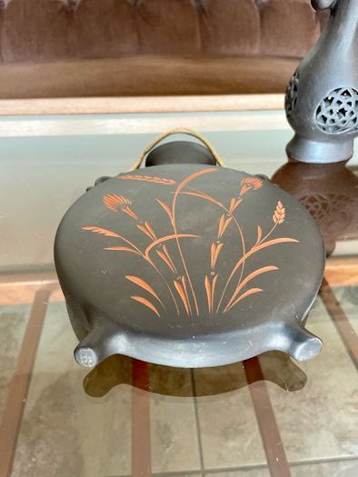 Vintage Mid Century Wormser Terra Sigillata Ceramic Hanging Wall Vase West Germany