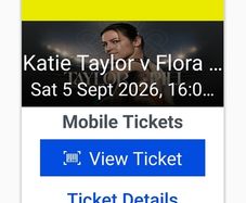 tickets Katie Taylor