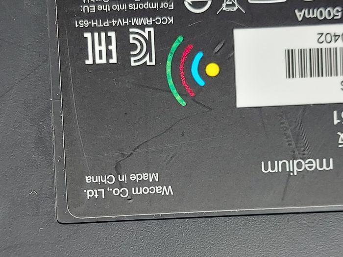 Wacom Intuos Pro Pen Tablet, Model PTH-651, in reasonable condition, not tested, do not know how to use, for parts or repair