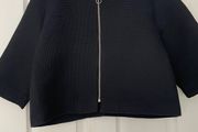 Gerard Darel Cropped Jacket - Dark Blue - Size 46