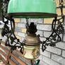 Antique Hanging Oil Lamp Image 9