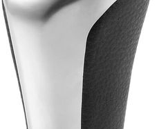 5 Speed Manual Shift Knob Head for BMW Black Matte Silver Tone