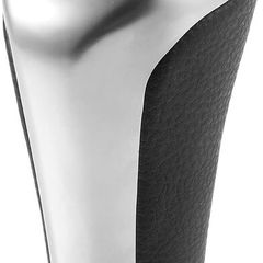 5 Speed Manual Shift Knob Head for BMW Black Matte Silver Tone