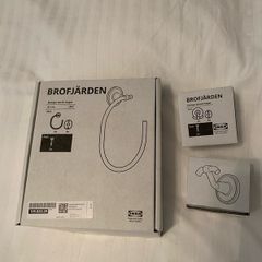 Towel ring and hooks IKEA