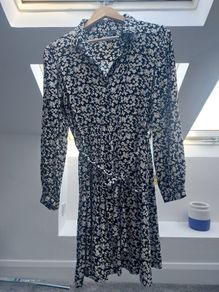 Dress, flower pattern, size XL