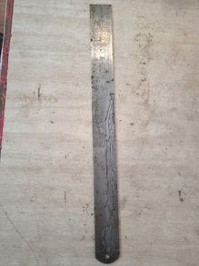 12' steel ruler