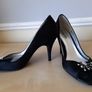 black heels 6 peep toe Image 2