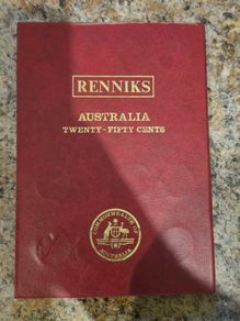 Australia 20 and 50 Cent Coin Album in Presentation Holder
