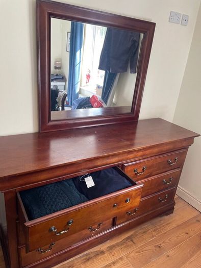 Chest of drawers and large mirror. Slashed Price!