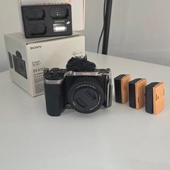 Sony ZV-E10 II Camera with Smallrig Cage and Extra Batteries