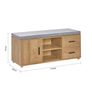 Shoe Bench Shoe Chest with drawers Image 3
