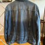 Men's All Saints Lined Denim Jacket (L) Image 6