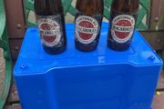 3   1995 empty Macardles Ale Dundalk bottles