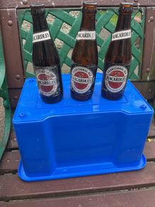 3   1995 empty Macardles Ale Dundalk bottles