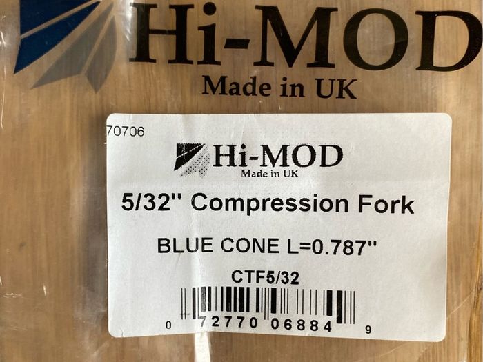 Hi-mod 5/32 Compression Fork + Rigging