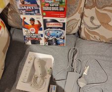 Wii + Mario Bros and HDMI adapter