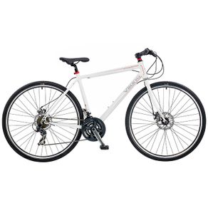 22" Viking Notting Hill 21 Speed Alloy Gents Disc, Matt White