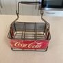 Coca Cola 6 bottle carrier holder 50's Italian RARE Image 2