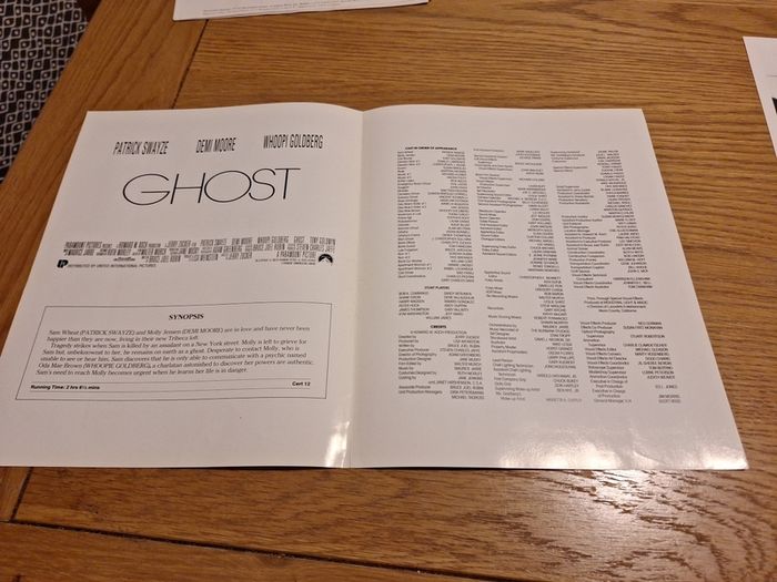 GHOST Movie Press Kit, Patrick Swayze