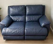 Electric 2-Seater Leather Recliner Sofa