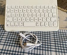 Ipad mini Bluetooth and wireless keyboard and cover. Worth 80 on Amazon.