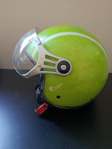 Shamrock Helmet - Tennis Ball Design - Size M