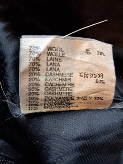 Aquascutum wool cashmere open-fronted Swing Coat