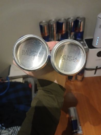 35 cans of Red Bull