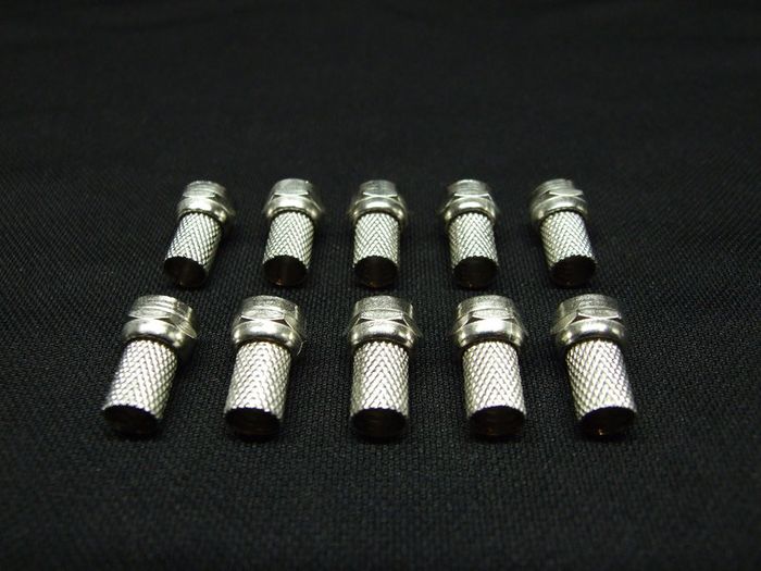 TV/Sat F connectors x 10
