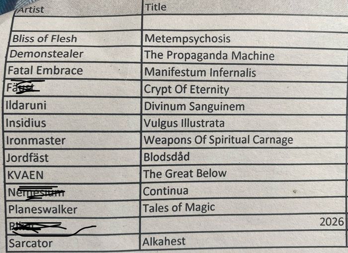 10 Black Death Thrash Metal vinyl