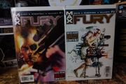 Fury ! First 2 Issues ! by by Garth Ennis ! Explicit Content ! 2001 ! by Max (Marvel) !