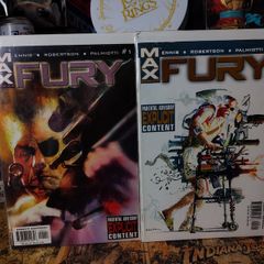 Fury ! First 2 Issues ! by by Garth Ennis ! Explicit Content ! 2001 ! by Max (Marvel) !