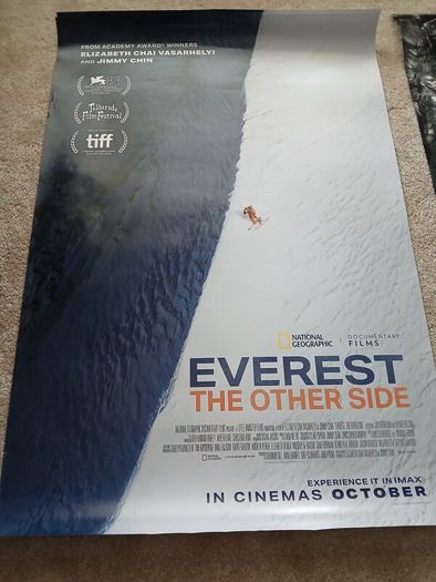 Everest The other side Cinema Quad poster