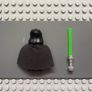 lego Star Wars sw1191 Luke Skywalker minifigure, Jedi Master (Black Hood and Cape) Image 2