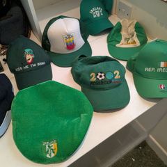 Selection of Baseball Caps including World Cup Euro Dublin Alcatraz etc