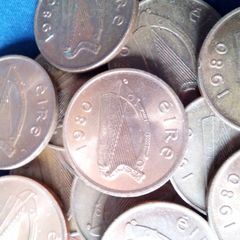 1980 Irish 2p coins for sale.