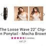 easilocks clip in ponytail Image 5