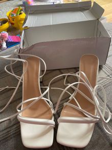 Women's white shoes