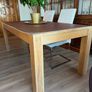 Solid Oak Dining Table Image 2