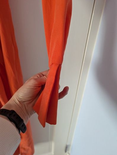 FW Bridge F&F Orange Front Tie Dress Size 8