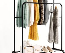 Clothes rack/ Clothes rail/ Double clothes rack/ Coat rack