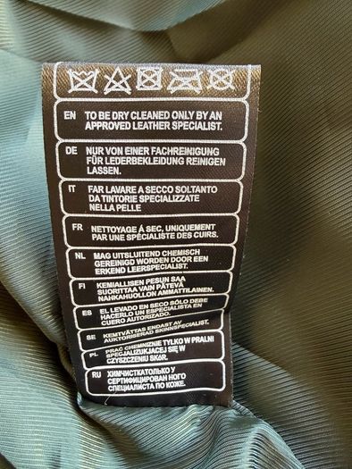 Green Cigno Nero Leather jacket
