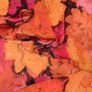 River Island Orange Pink Metallic Floral Print Tiered Ruffle Chiffon Midi Skirt 10UK/38EU Image 7