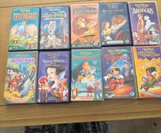 VHS  Disney movies